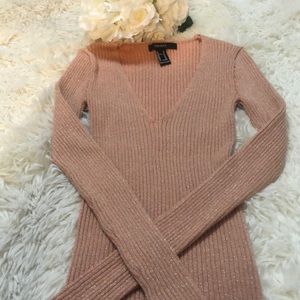 V-neck long tees long sleeve